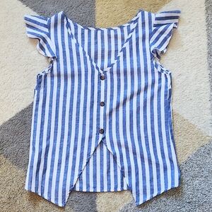 Reversible Striped Summer Top Size S